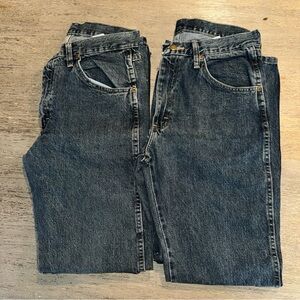 Men’s Wrangler Blue Denim Jeans, 2 pair *bundle*